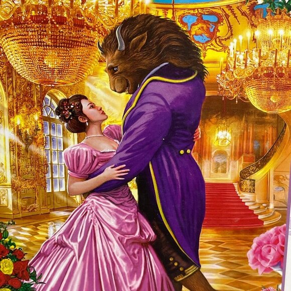 Beauty The Beast 1000 Pc Jigsaw Puzzle MasterPieces Classic Fairy Tales Series - Picture 2 of 4